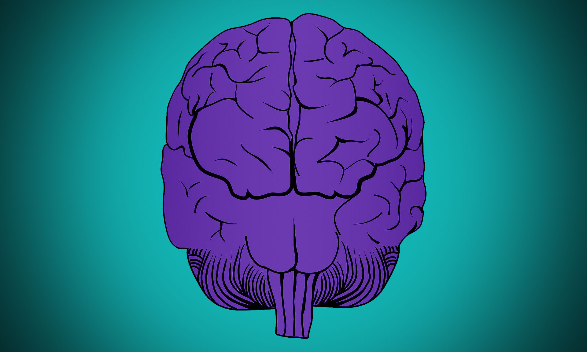 Decorative image of a brain