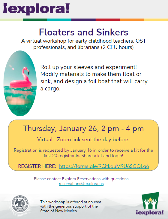 Floaters and Sinkers Class Flyer