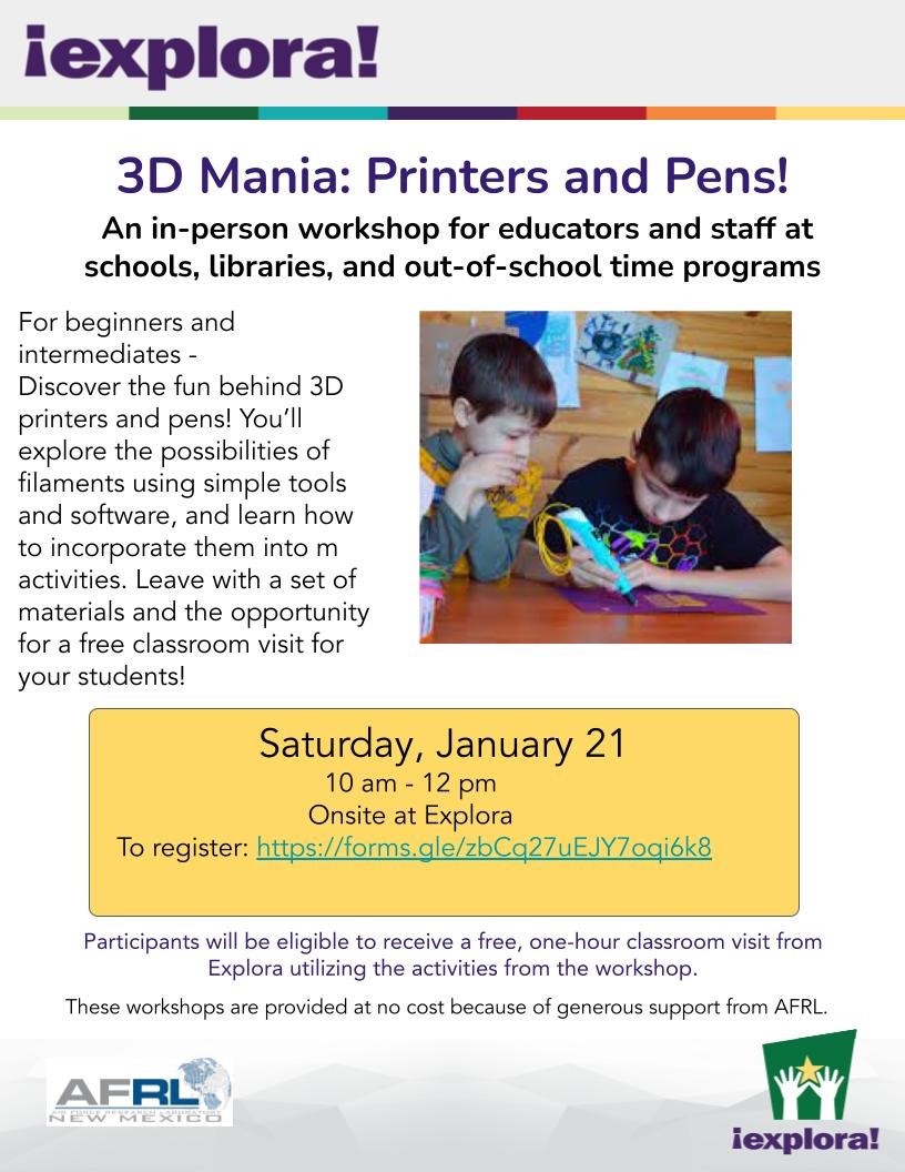 3D Mania Flyer