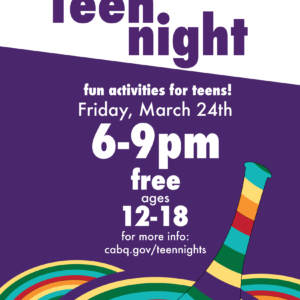 new teen night flier
