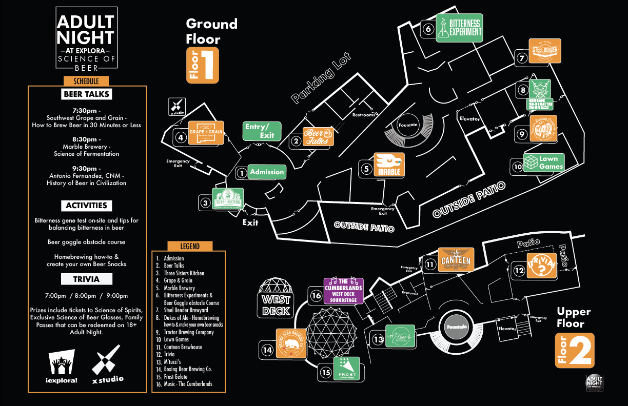 Science of Beer location map