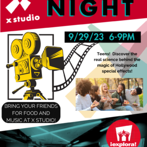 Movie Science Teen Night Flyer
