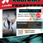 Kids Cook Culinary Workshop Flyer